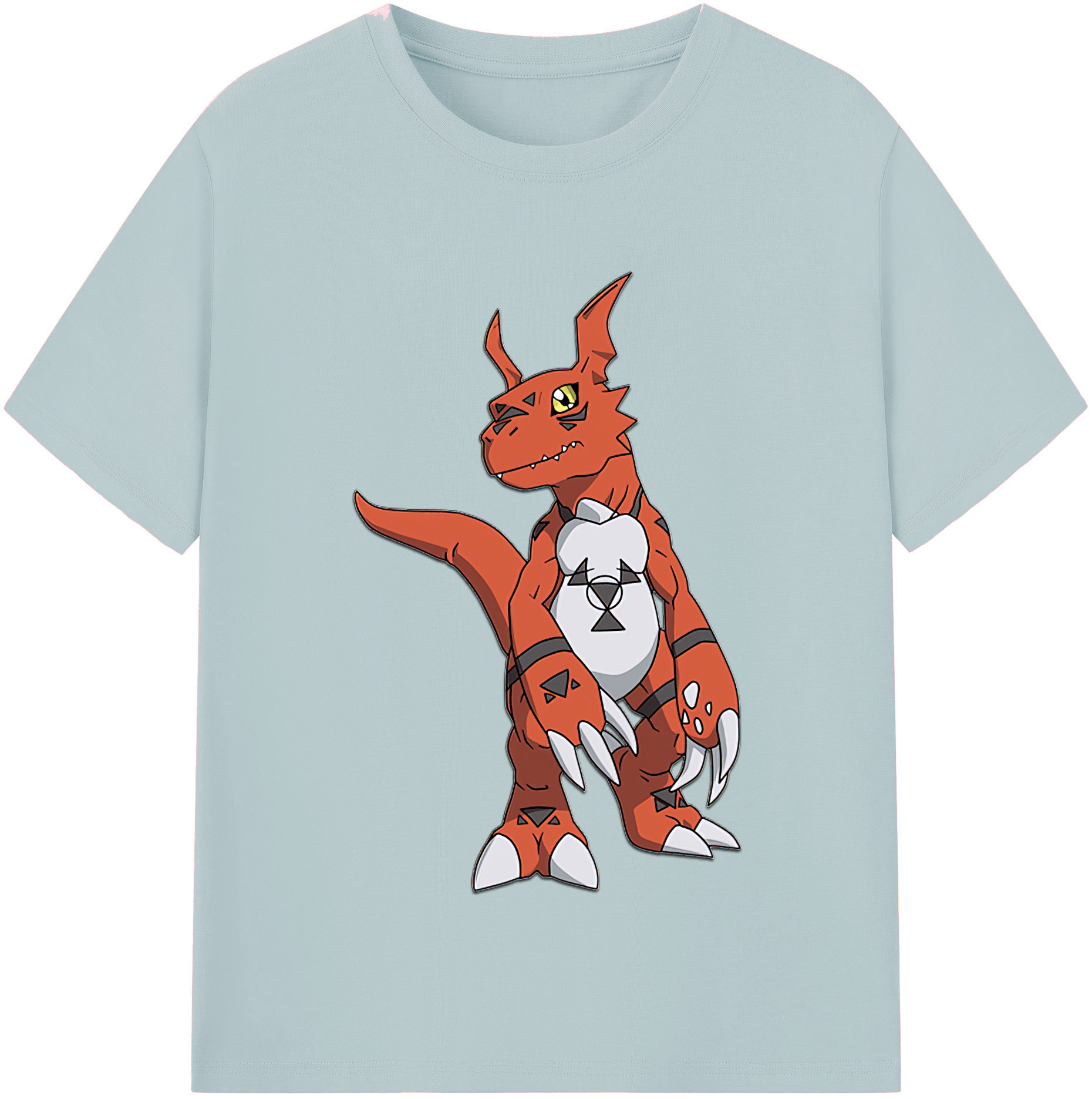 （画像用） Digimon デジタルモンスター/デジモン 綿100％半袖Tシャツ（フロントプリント）